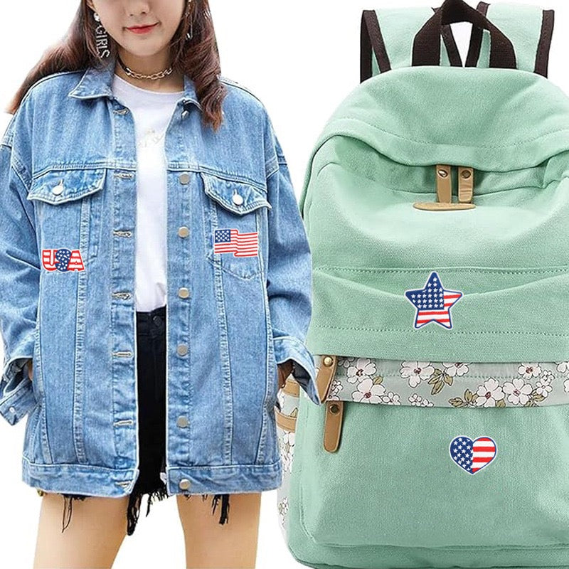 American Memorial Day ① Patches (Iron-On)