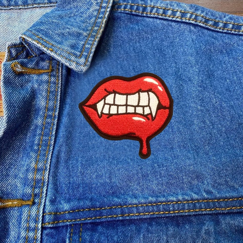 Red Lips Patches (Iron-On)
