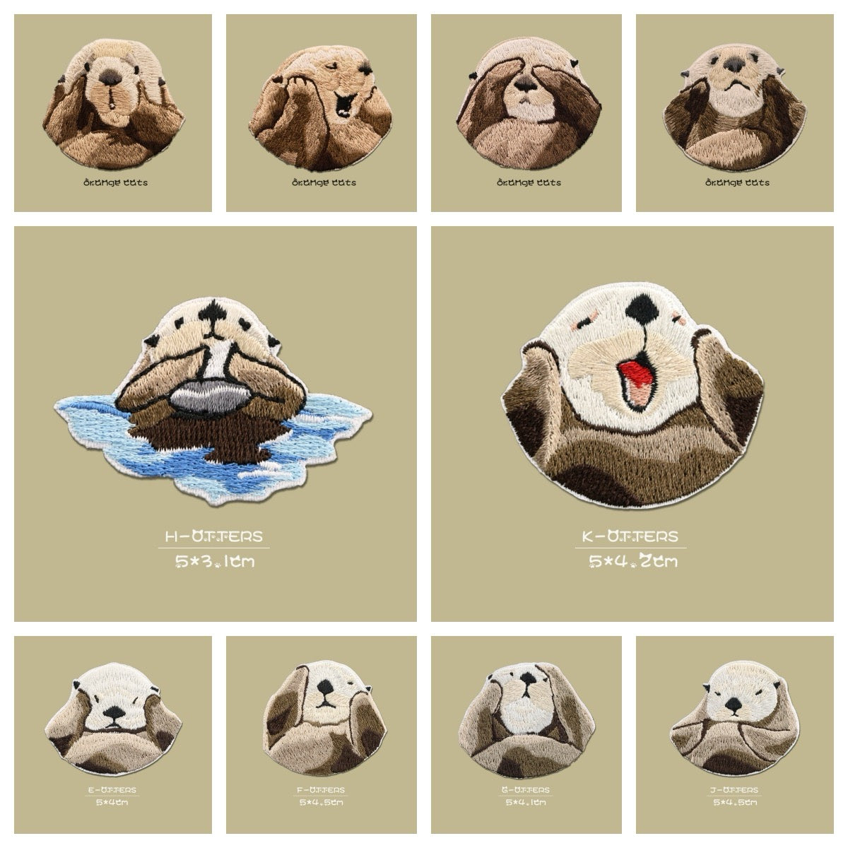 Otters Patches(Stick-On)