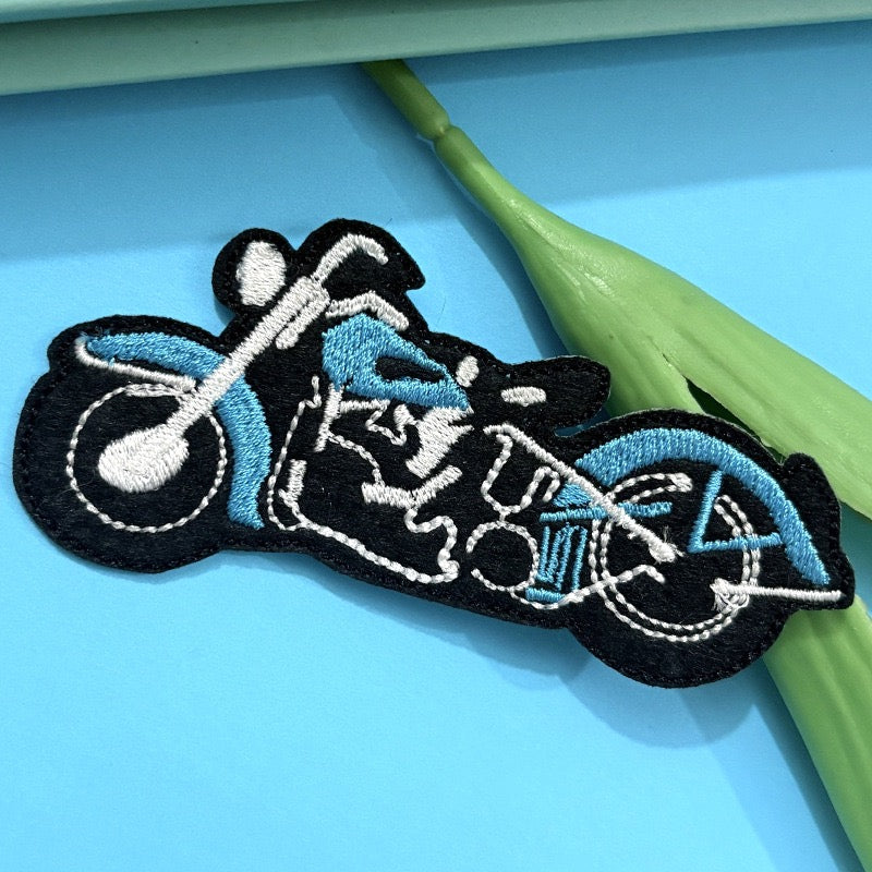 Vintage Motorcycle Patches (Iron-On)