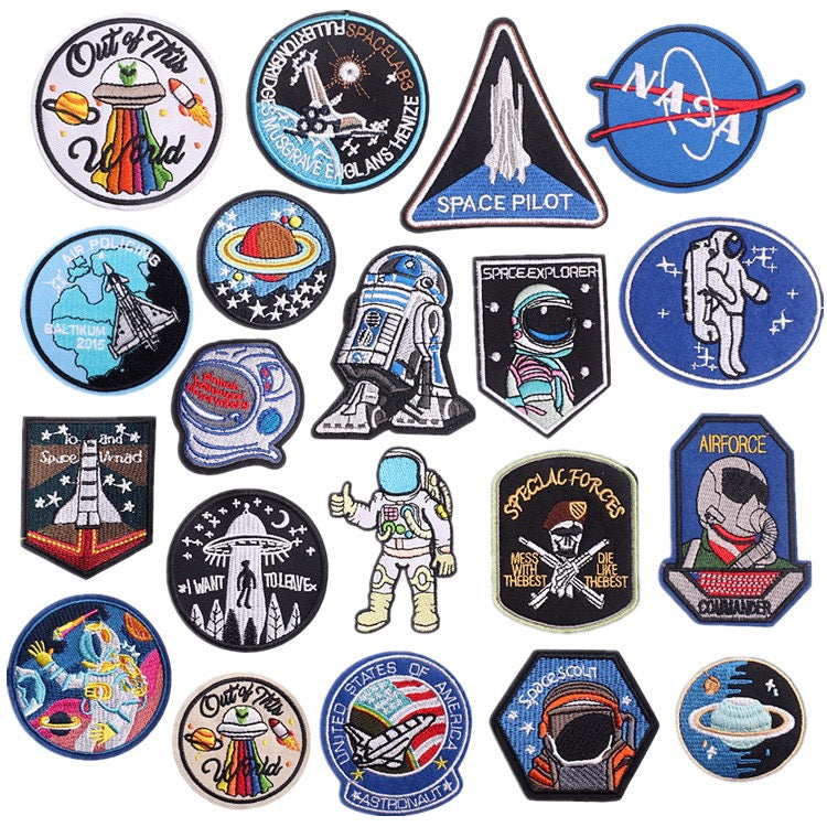 Space Exploration ① Patches (Iron-On)