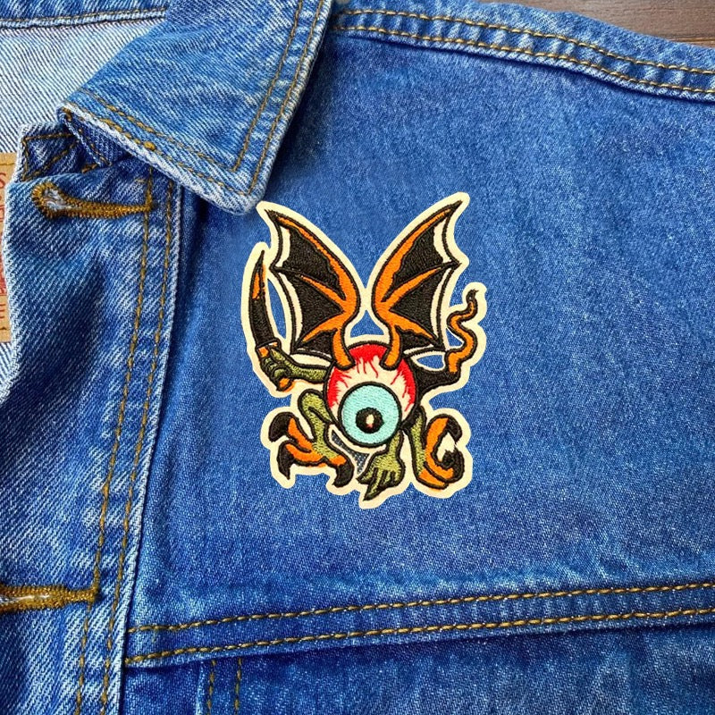Big-Eyed Monster Patches (Iron-On)