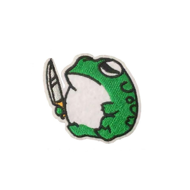 Green Animals Patches (Iron-On)