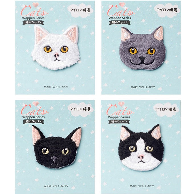 Lovely Cat Patches (Iron-On)
