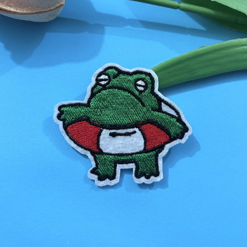 Green Animals Patches (Iron-On)