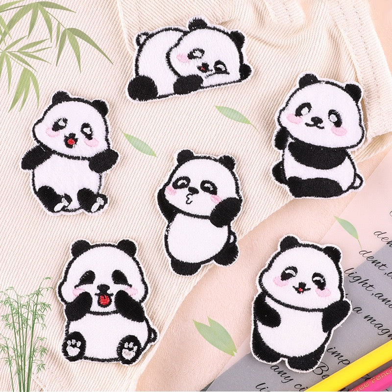 Panda Playland Embroidered Patches - Multiple Designs Available - CheerCove