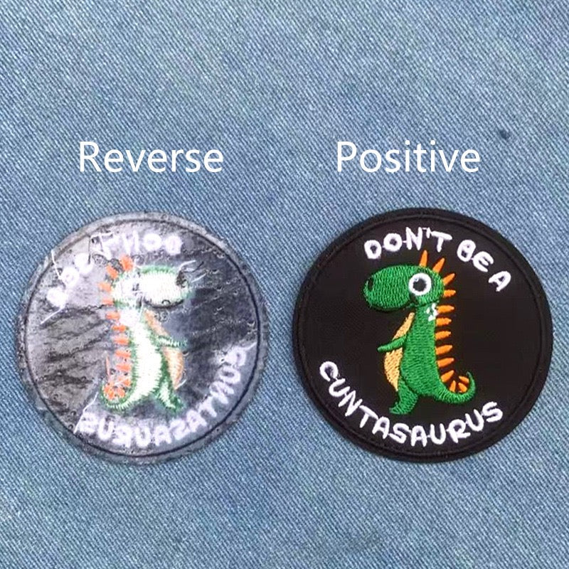 Green Animals Patches (Iron-On)