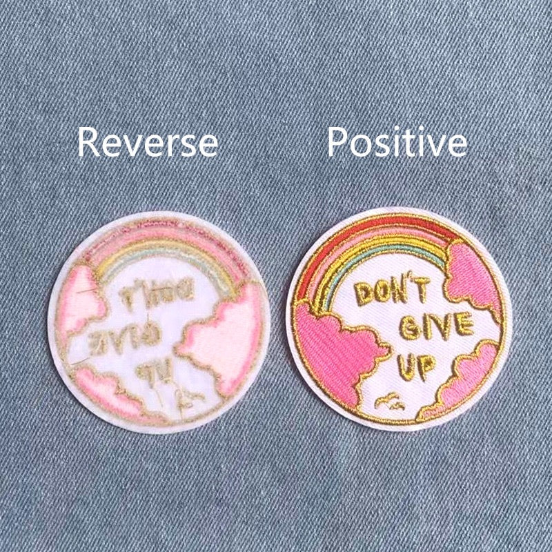Inspirational Words Patches (Iron-On)