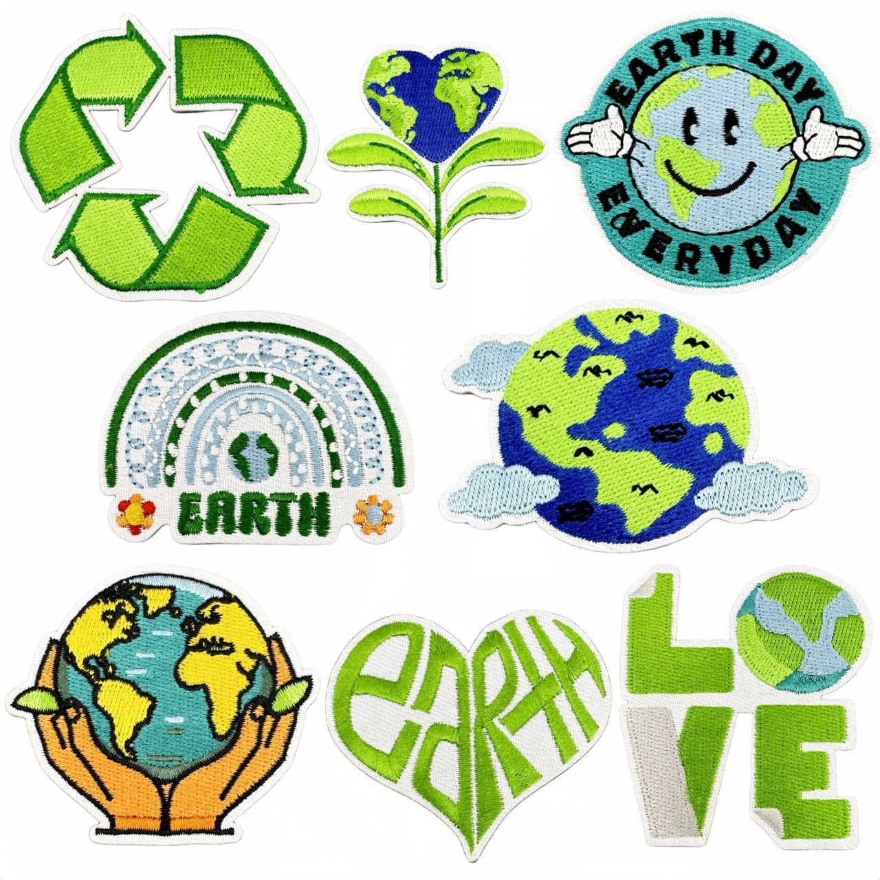 Love Our Earth Patches (Iron-On)