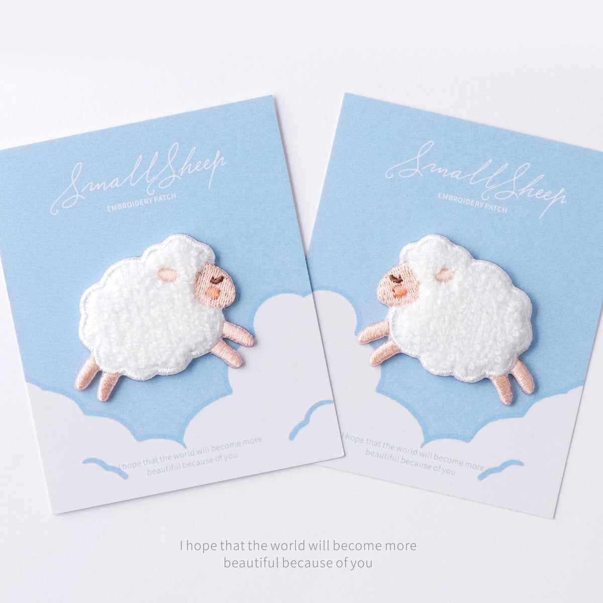 Small Sheep Embroidered Patches - Multiple Designs Available - CheerCove