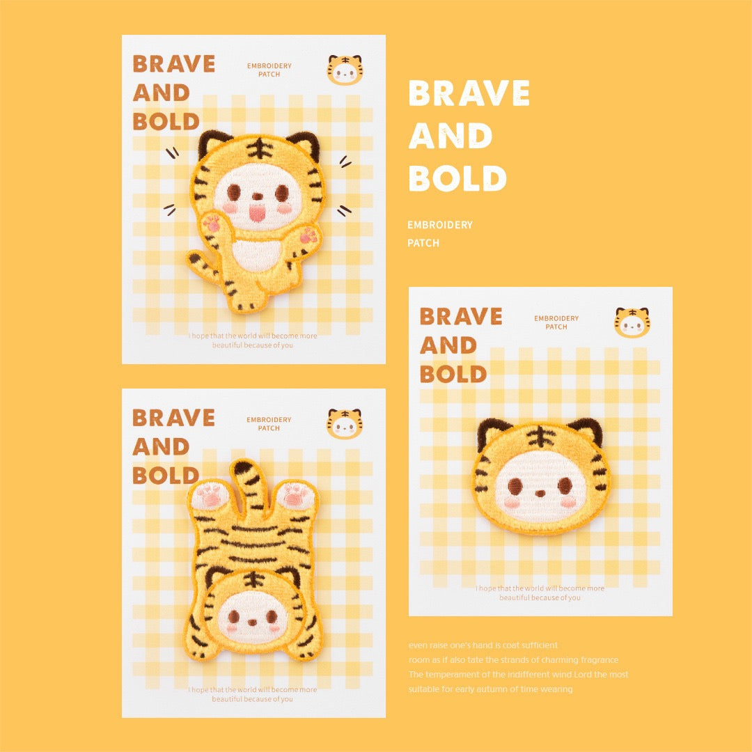 Tigers Embroidered Patches - Multiple Designs Available - CheerCove