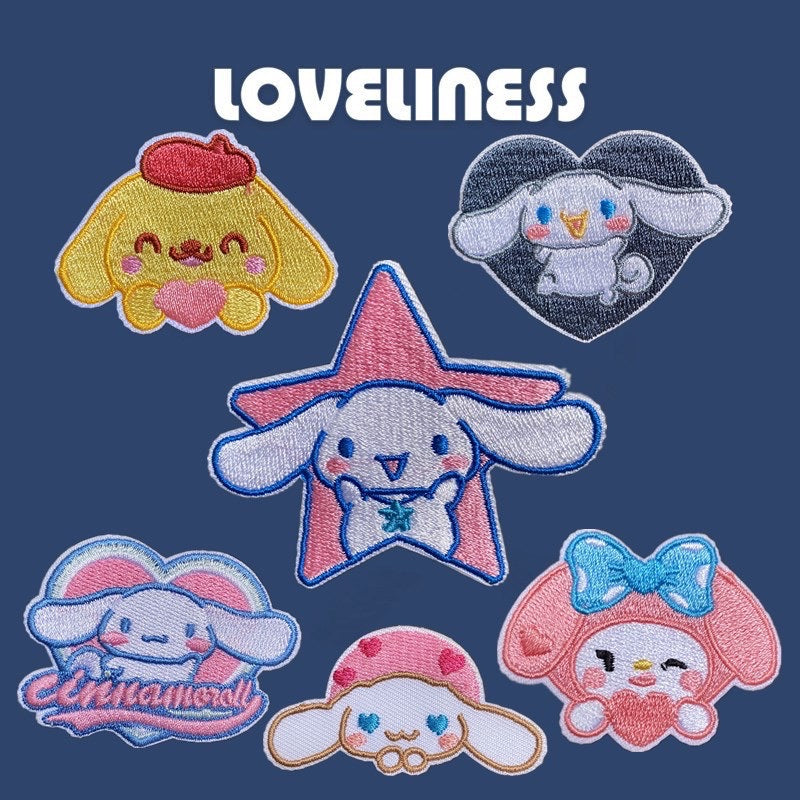 Long-Eared Puppy Patches (Stick-On)