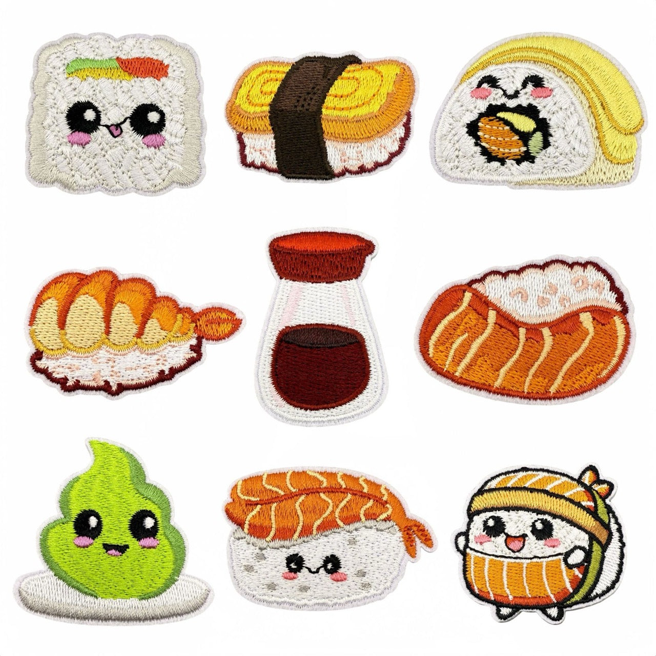 Sushi Patches (Iron-On)