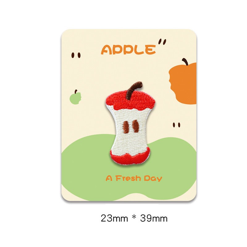 Apple Embroidered Patches - Multiple Designs Available - CheerCove