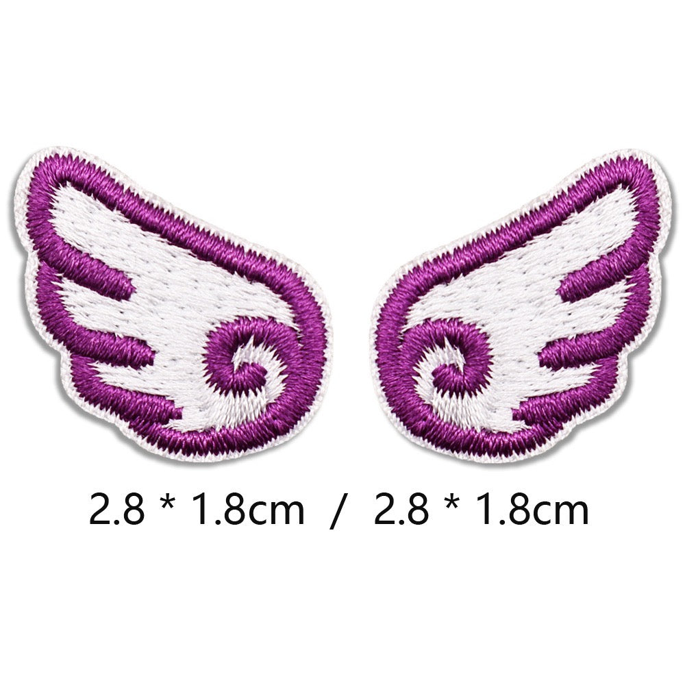 Mini Angel Wings Stick-On Embroidered Patches | CheerCove