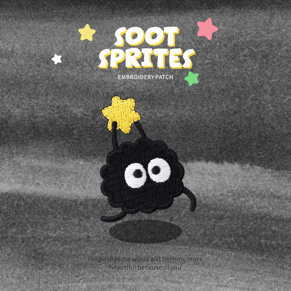 Soot Sprites Embroidered Patches - Multiple Designs Available - CheerCove