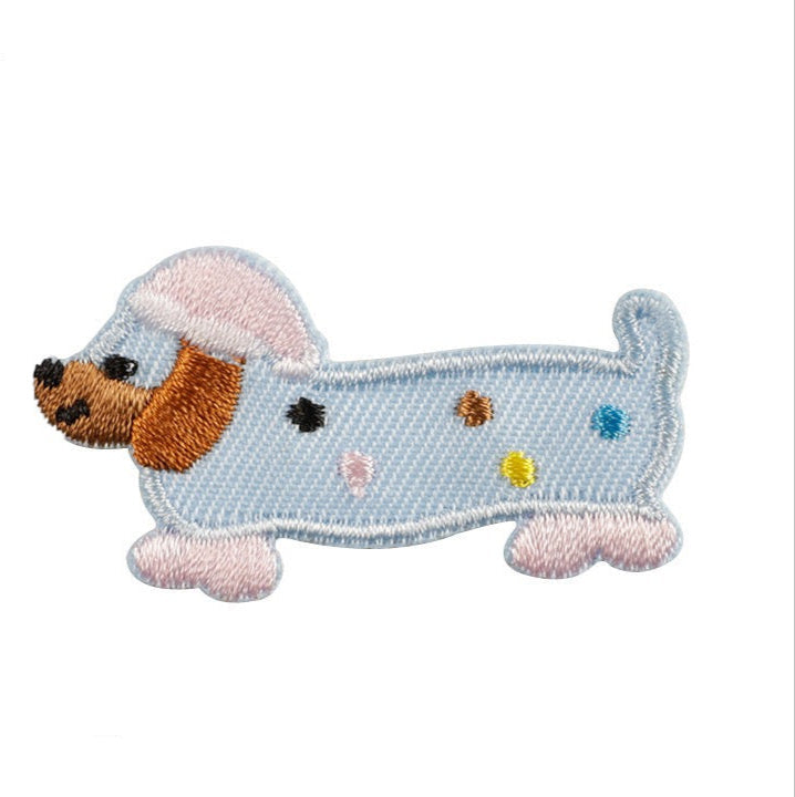 Playful Wiener Dog Embroidered Patches - Multiple Designs Available - CheerCove