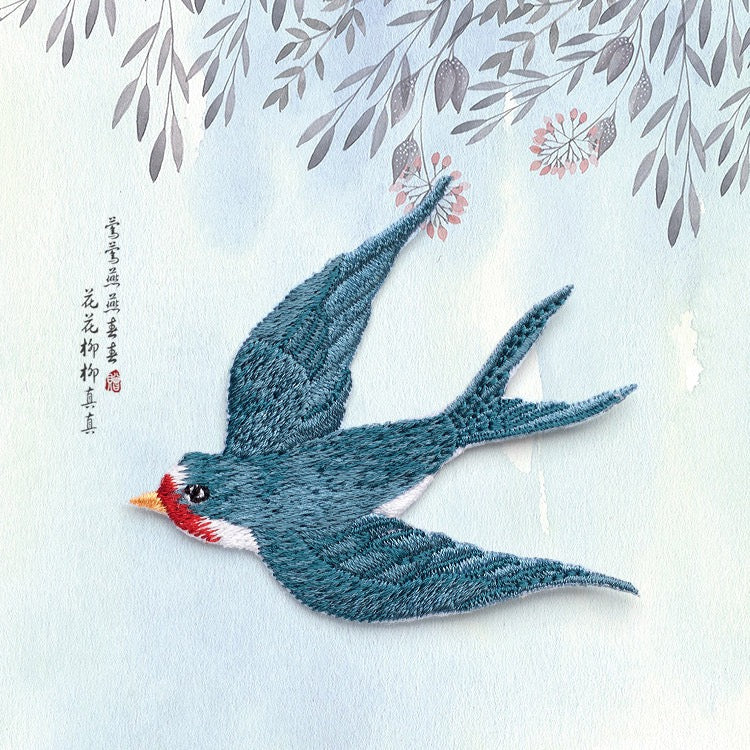 Swallow Patches (Iron-On)