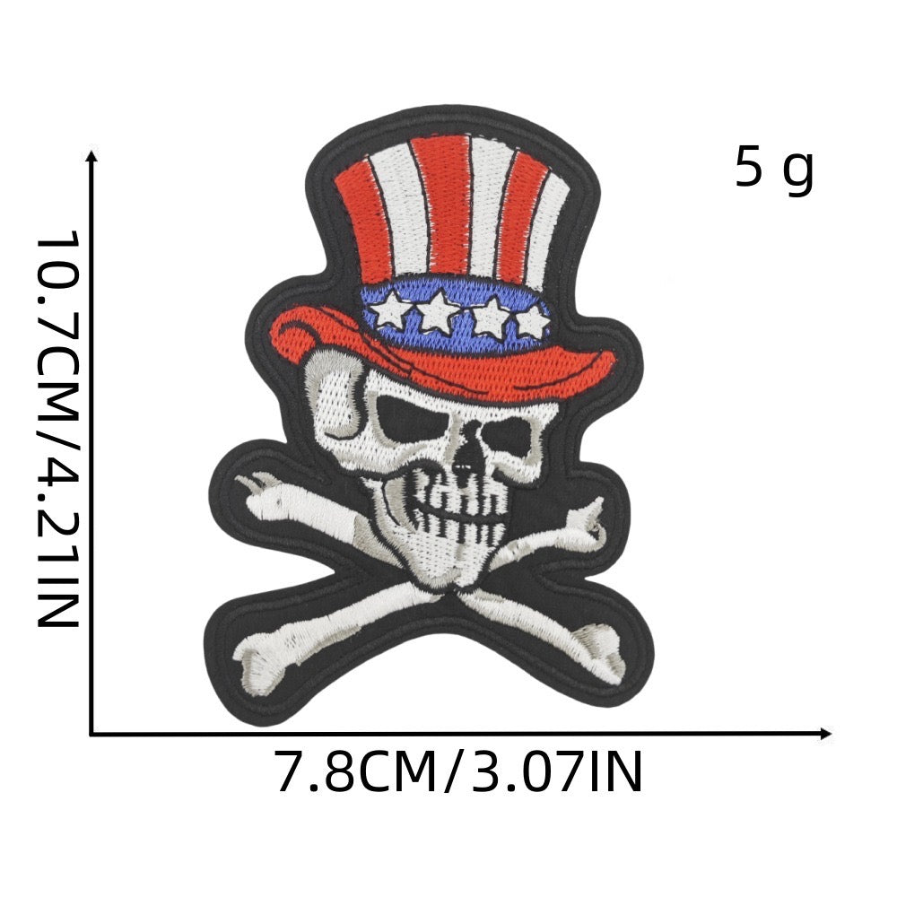 Skull Patches (Iron-On)