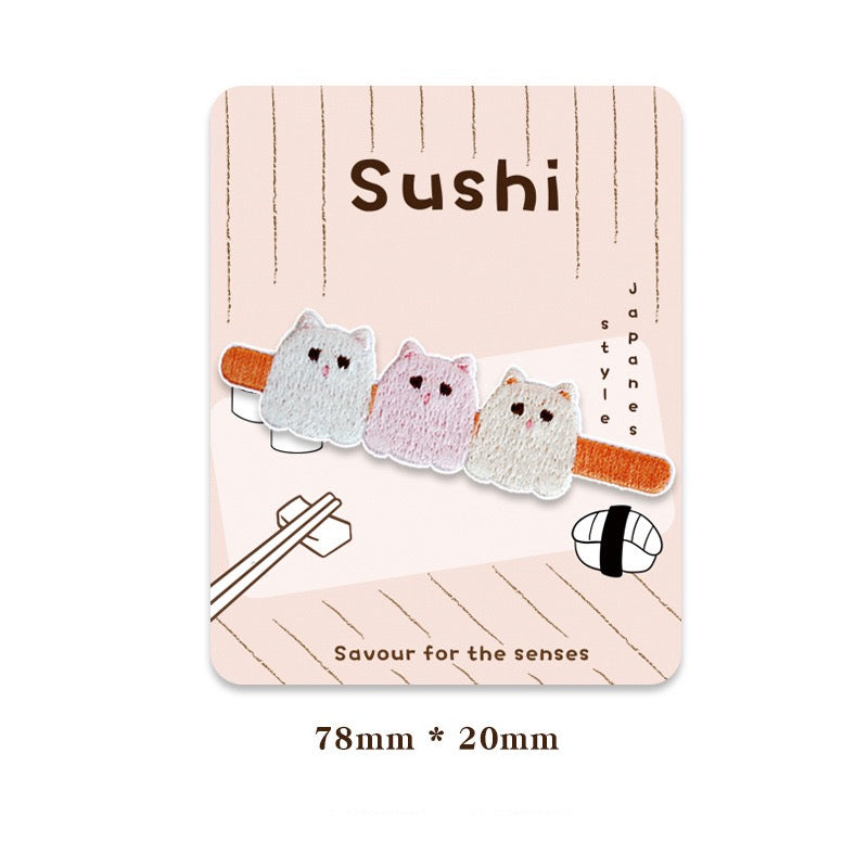 Sushi Embroidered Patches - Multiple Designs Available - CheerCove