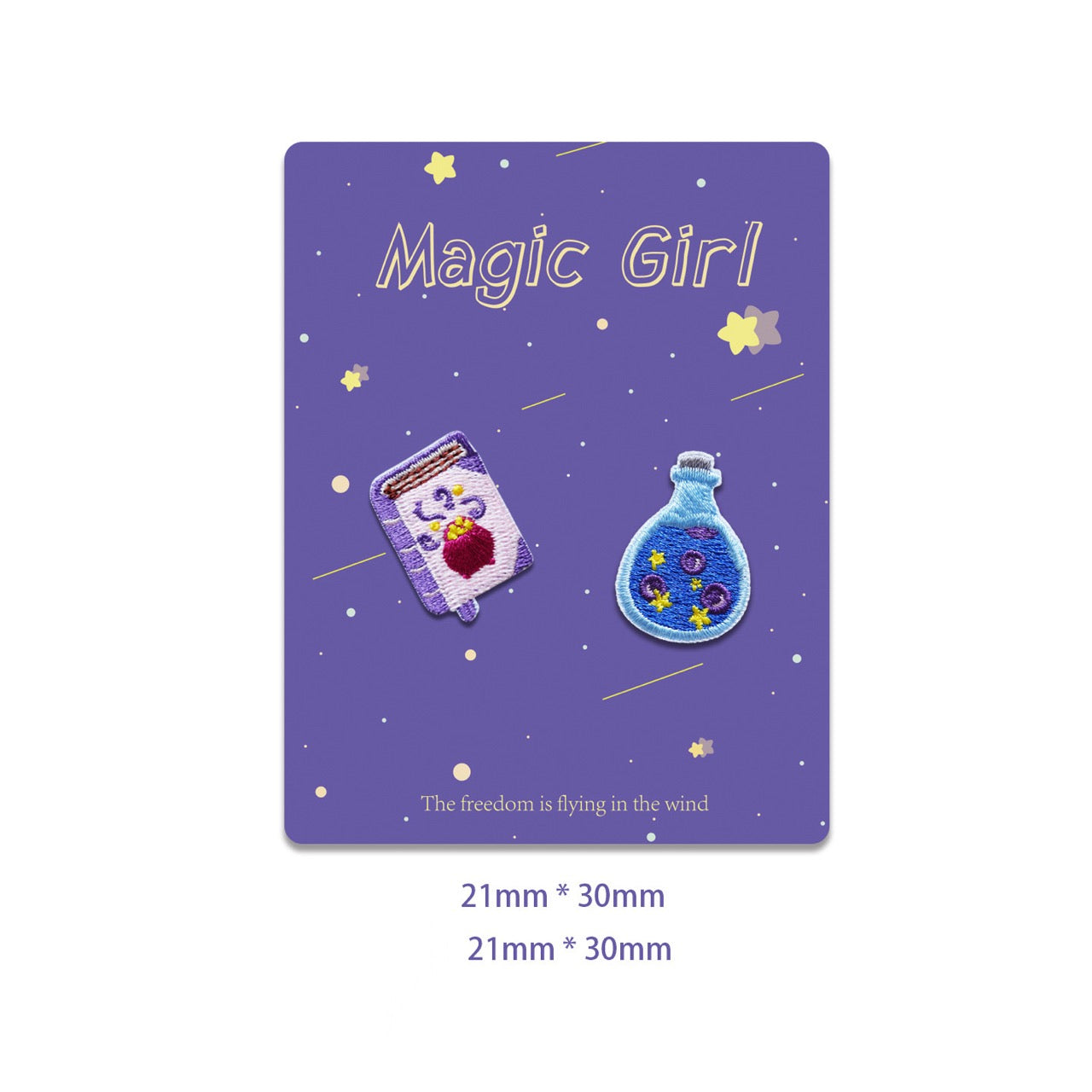 Magic Girl Embroidered Patches - Multiple Designs Available - CheerCove