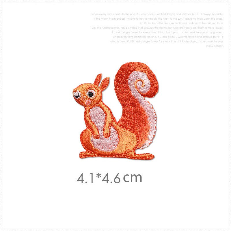 Squirrel  Patches(Stick-On)