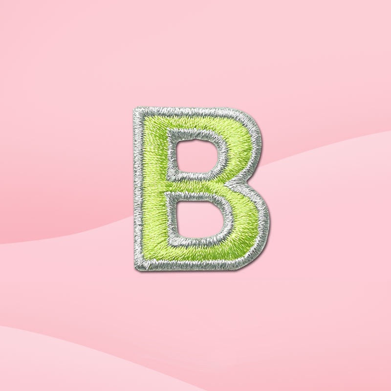 Minimalist Alphabet  Patches(Stick-On)