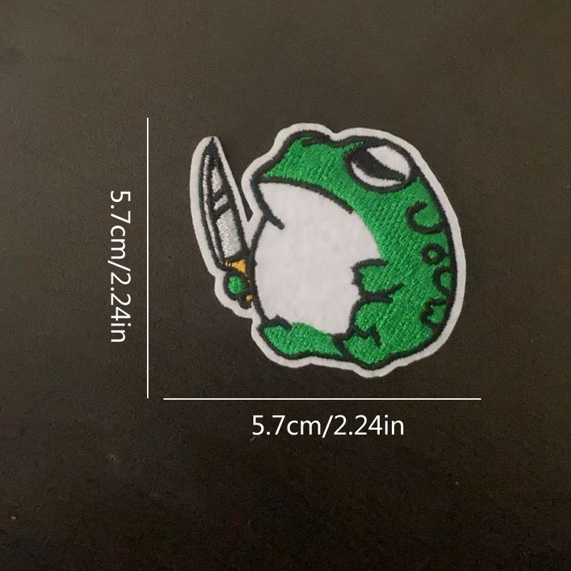 Green Animals Patches (Iron-On)