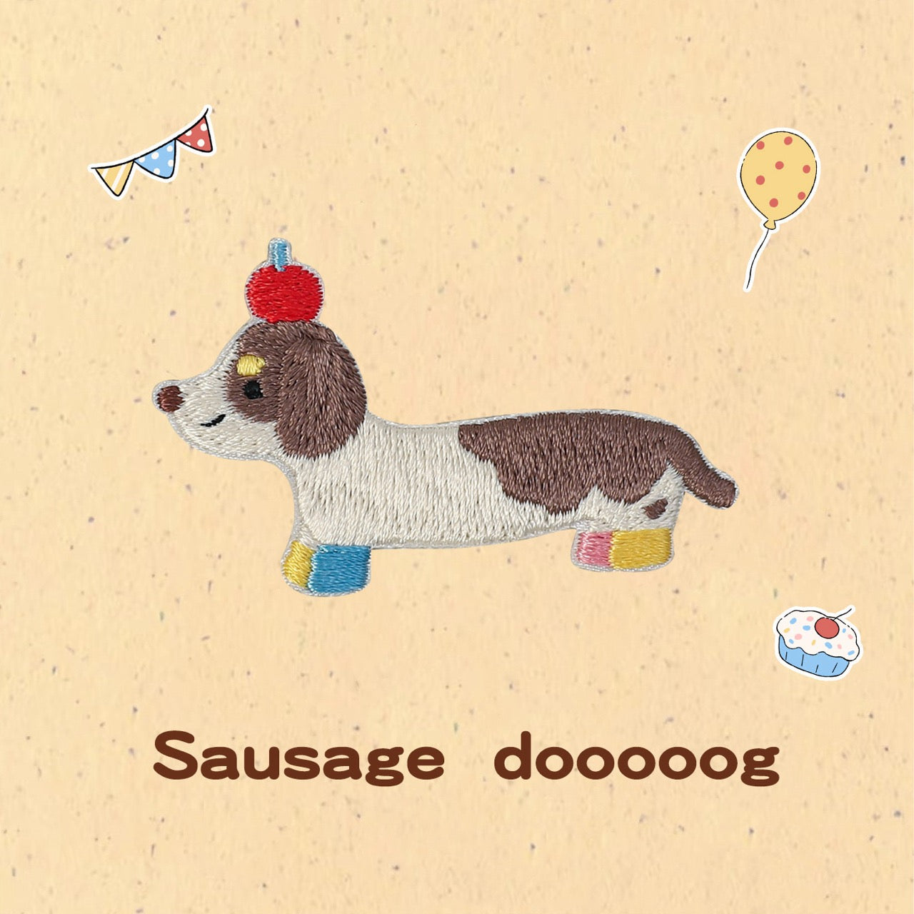 Sausage Dog Embroidered Patches - Multiple Designs Available - CheerCove