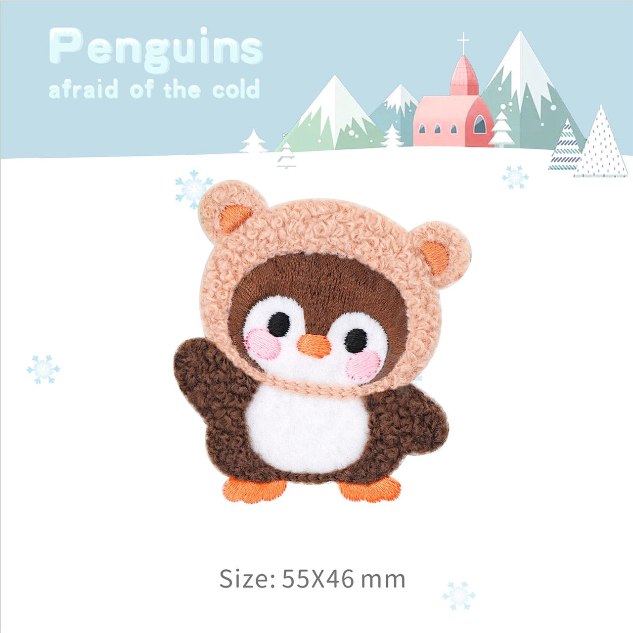 Penguin Embroidered Patches - Multiple Designs Available - CheerCove