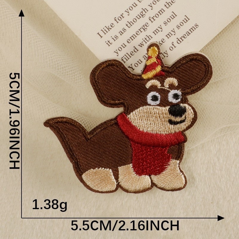 Cute Dog Patch Embroidered Patches - Multiple Designs Available - CheerCove