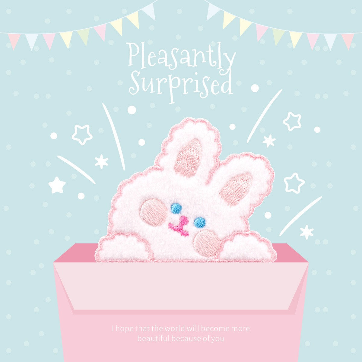 Sweet Dream Rabbit and Bear Embroidered Patches - Multiple Designs Available - CheerCove