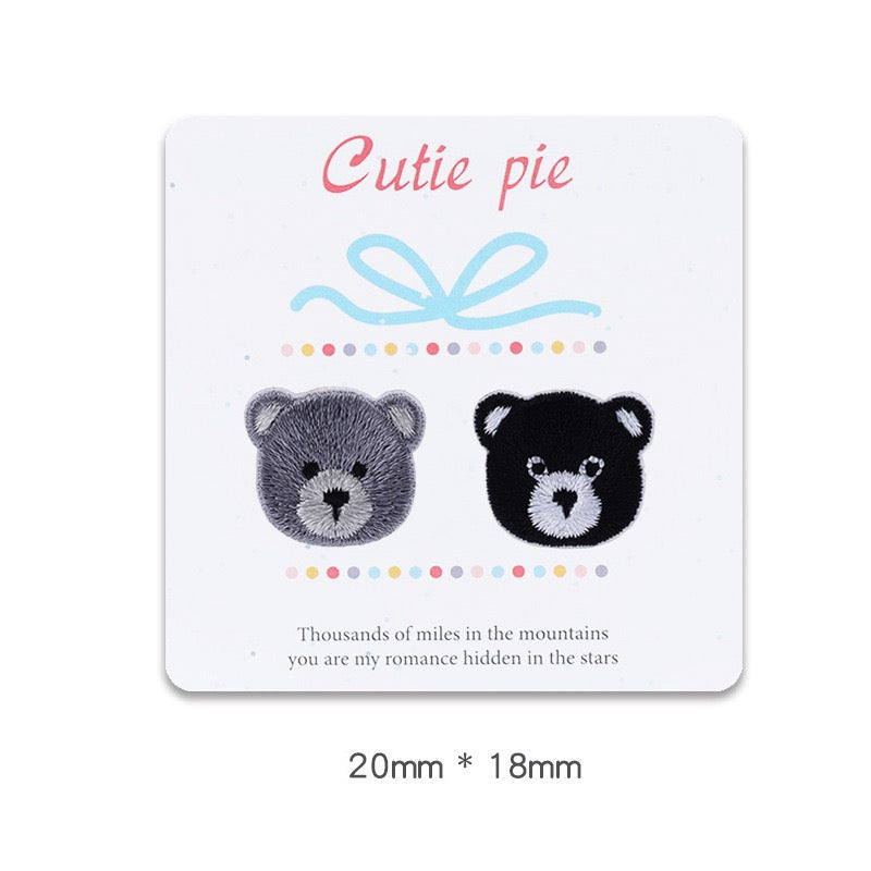 Little Bear Embroidered Patches - Multiple Designs Available - CheerCove