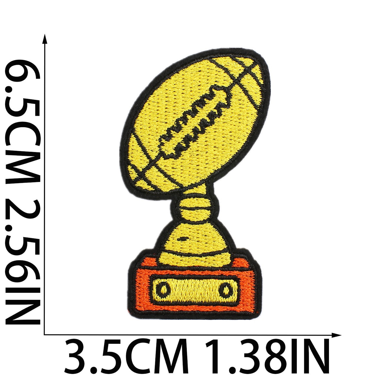 Game Day Football ② Patches (Iron-On)