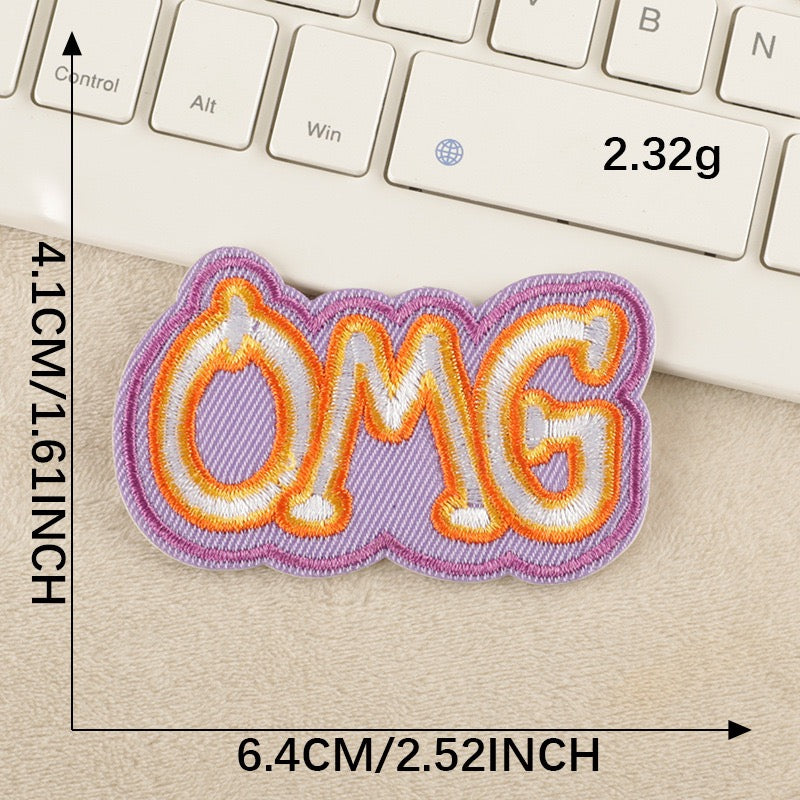 Everyday Words Embroidered Patches ① - Multiple Designs Available - CheerCove