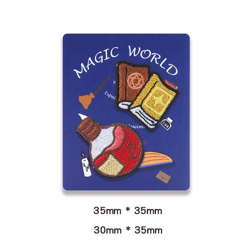 Magic World Embroidered Patches - Multiple Designs Available - CheerCove
