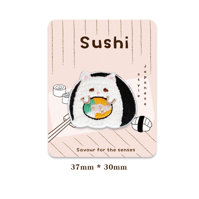Sushi Embroidered Patches - Multiple Designs Available - CheerCove