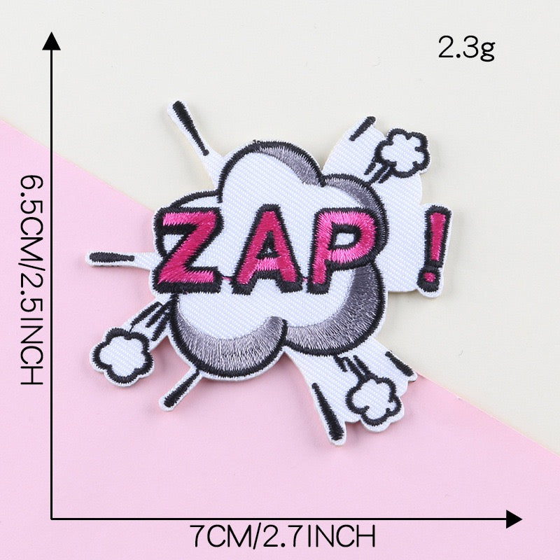 Sassy Phrases Embroidered Patches - Multiple Designs Available - CheerCove