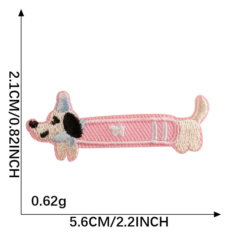 Birthday Wiener Dog Embroidered Patches - Multiple Designs Available - CheerCove