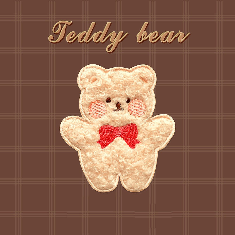 Teddy Bear Embroidered Patches - Multiple Designs Available - CheerCove