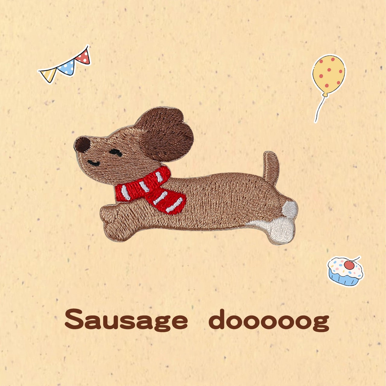 Sausage Dog Embroidered Patches - Multiple Designs Available - CheerCove