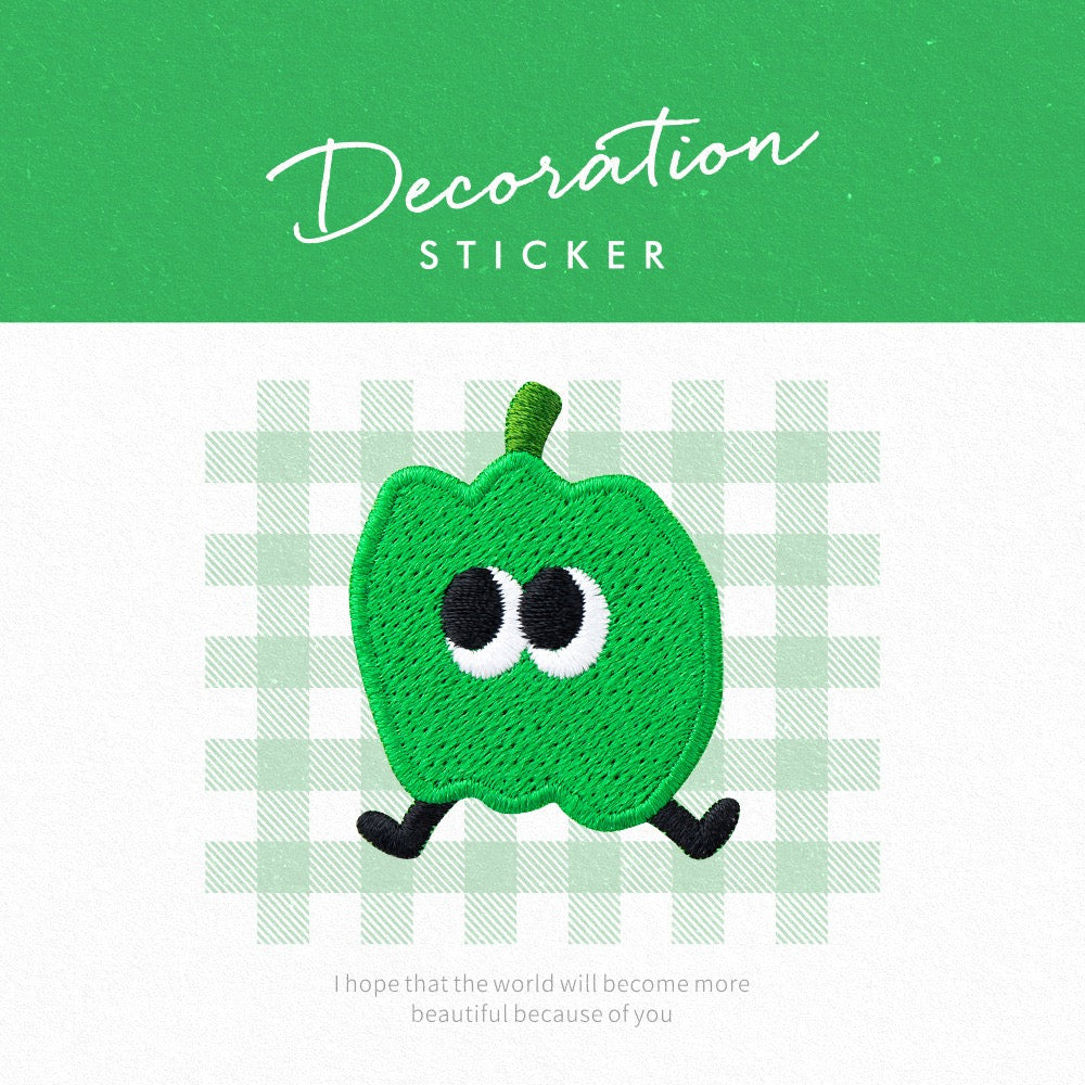 Walking Fruits & Veggies Embroidered Patches - Multiple Designs Available - CheerCove