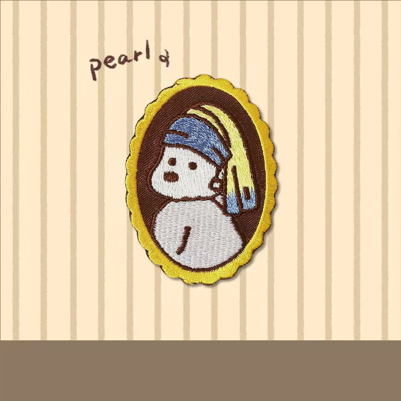 Pets in Art Style Patches(Stick-On)