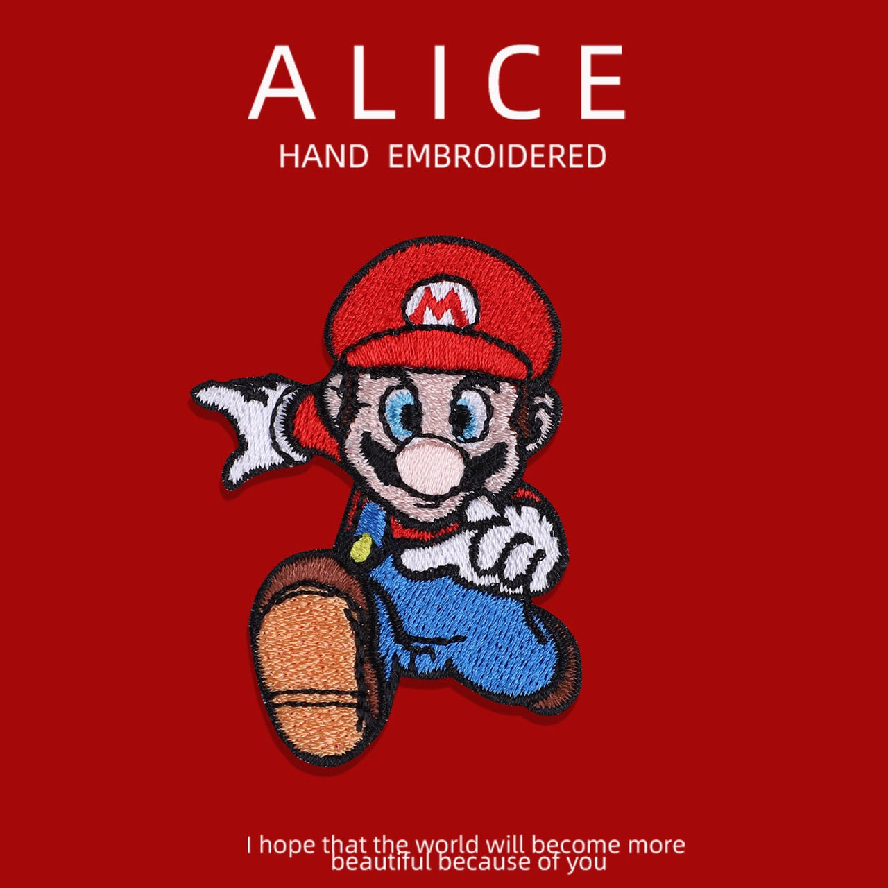 Retro Plumber Hero Patches(Stick-On)