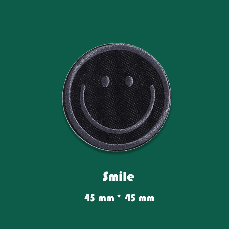 Black Icon Embroidered Patches ② - Multiple Designs Available - CheerCove