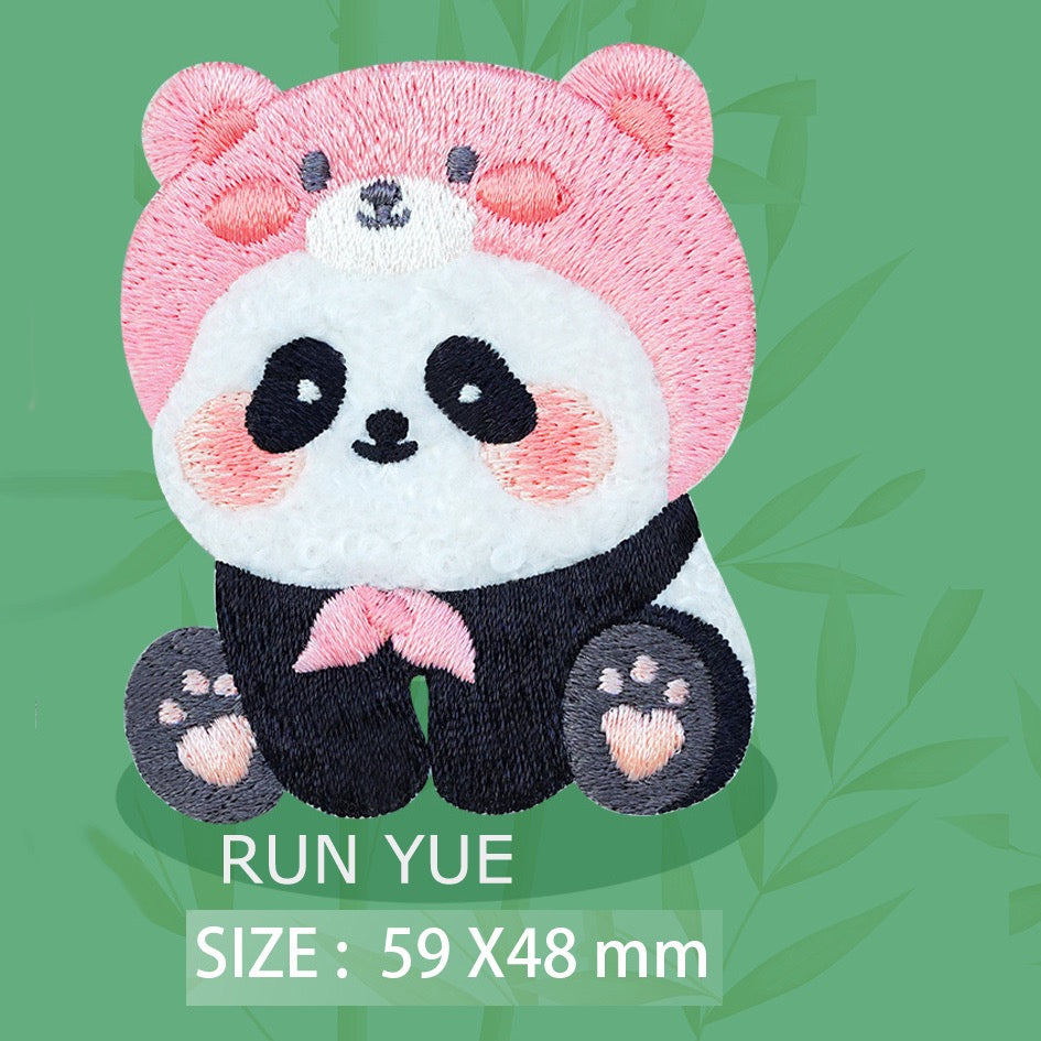 Popular Panda Embroidered Patches - Multiple Designs Available - CheerCove