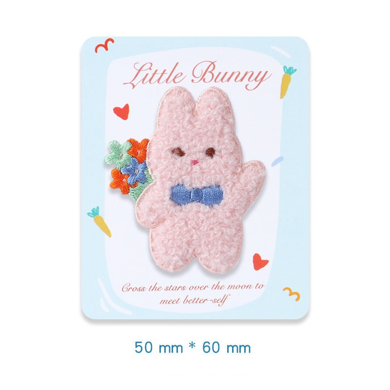 Magical Pink Rabbit Embroidered Patches - Multiple Designs Available - CheerCove