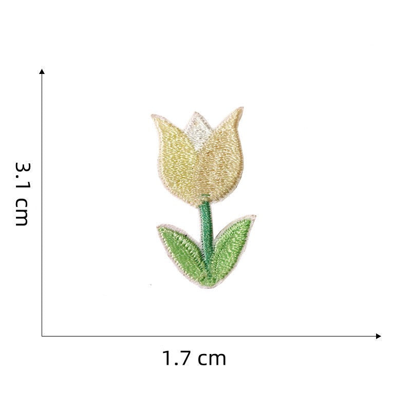 Tulip Embroidered Patches - Multiple Designs Available - CheerCove