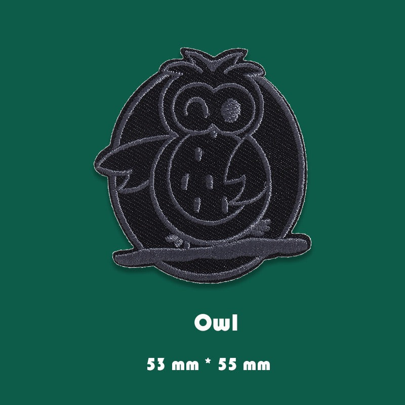 Black Icon Embroidered Patches ② - Multiple Designs Available - CheerCove