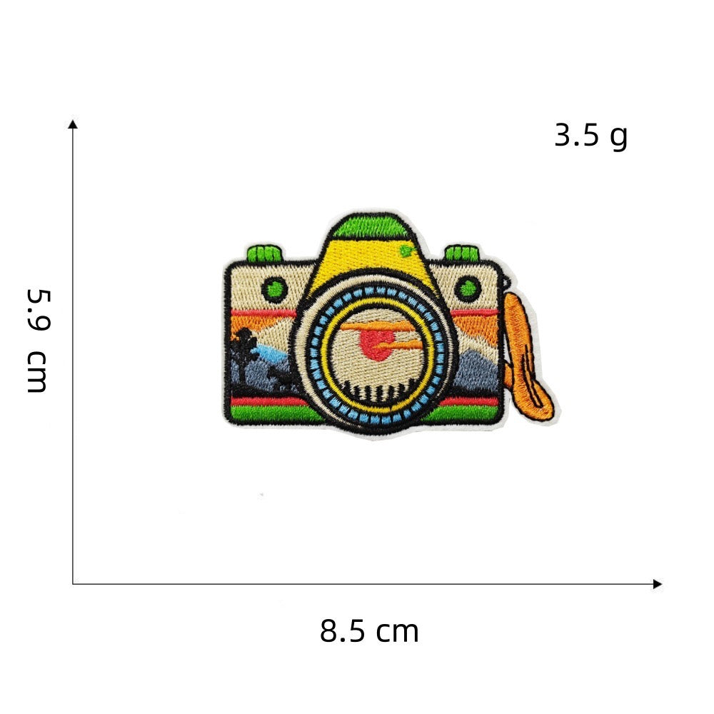 Retro Adventure Patches (Iron-On)